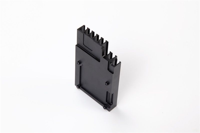 Custom heat sink with black anodizing