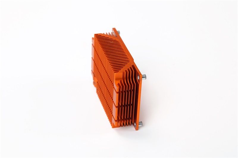 Custom gold anodized heat sink