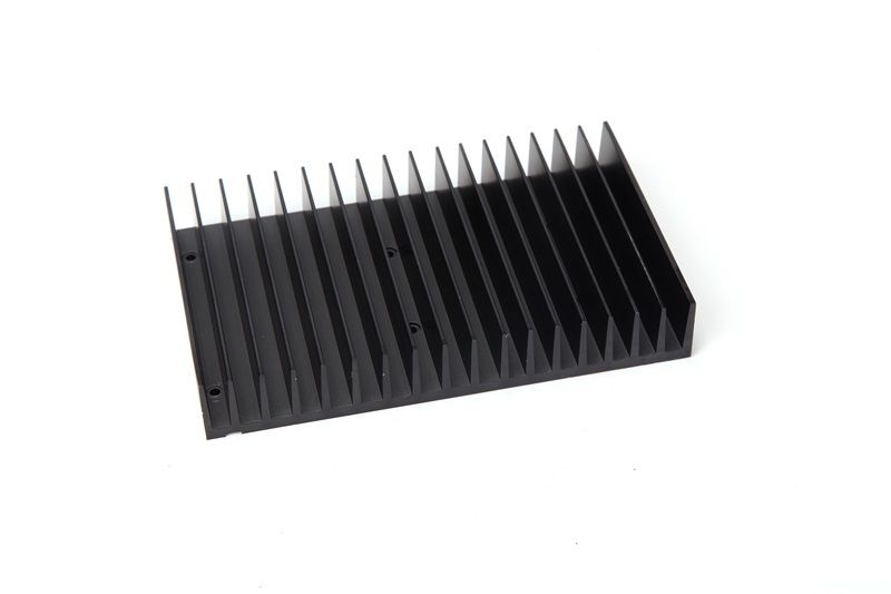 Rectangle heat sink with black anodizing