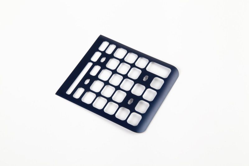 Aluminum stamping plate for keyboard
