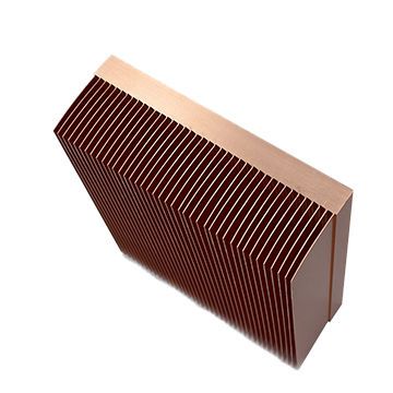 High Precision Skived Fin Copper Heat Sink