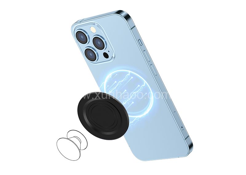 Magnetic Base for iPhone 12 13 14 Series, Compatible with MagSafe Cases, Removable Socket Grip Base for PopSocket Phone Grips
