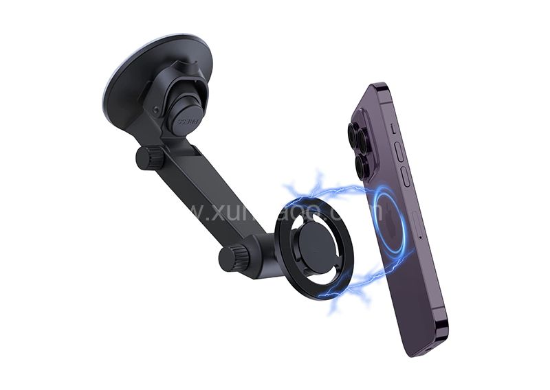 Phone Mount for Car Compatible with Magsafe Car Mount [Super Suction Cup&Stronger Magnets] Adjustable Magnetic Windshield Car Phone Holder Mount for iPhone 14/13 /12 Series and Magnetic Case