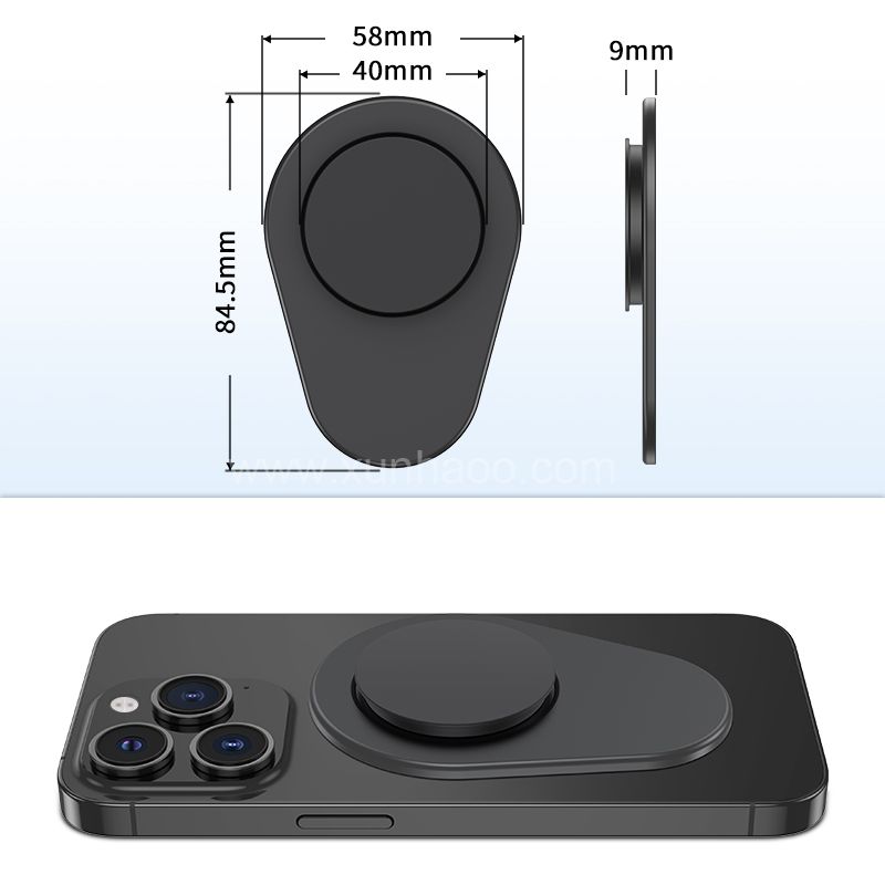 Magnetic Cell Phone Grip With Magnet For Iphone ,Pull Up Griptok Phone Socket Holder Stand With Magnet