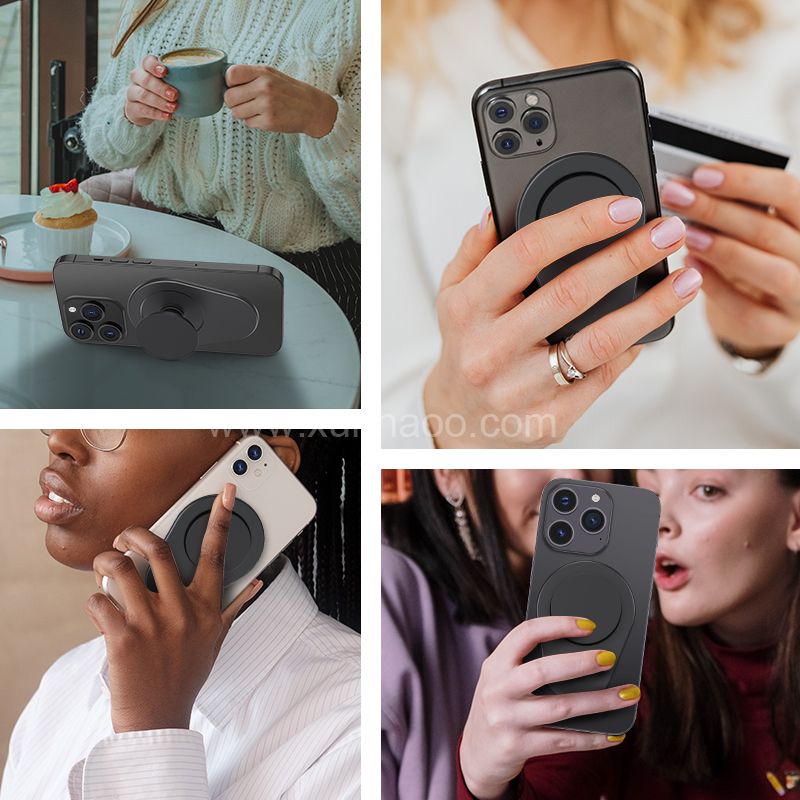 Magnetic Cell Phone Grip With Magnet For Iphone ,Pull Up Griptok Phone Socket Holder Stand With Magnet
