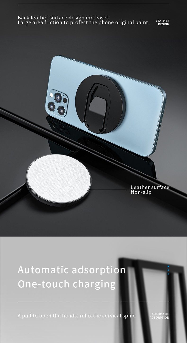 Magsafe wireless charger with mobile phone holder function