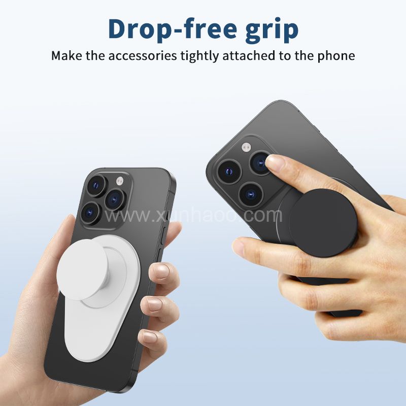 Magnetic Cell Phone Grip With Magnet For Iphone ,Pull Up Griptok Phone Socket Holder Stand With Magnet